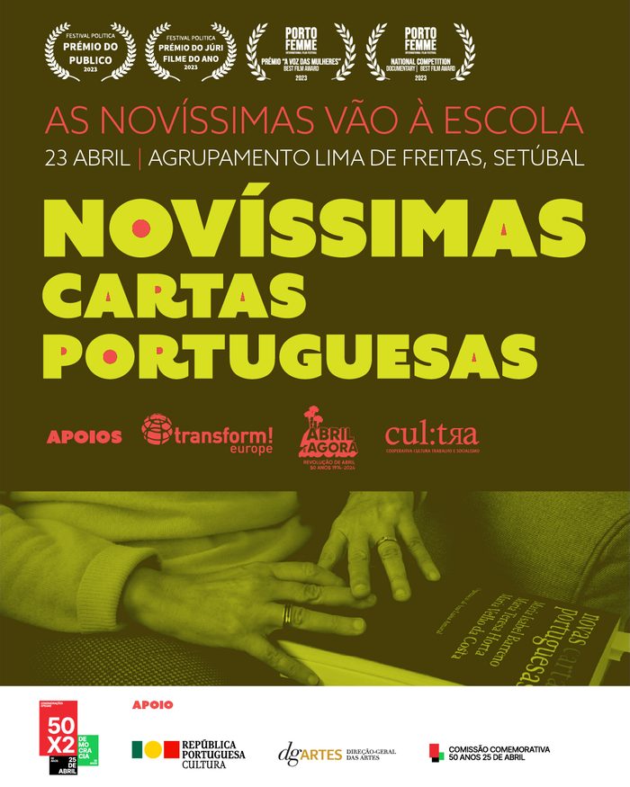 Cartaz da sessão: Agrupamento Lima de Freitas, Setúbal, 23 abr.
