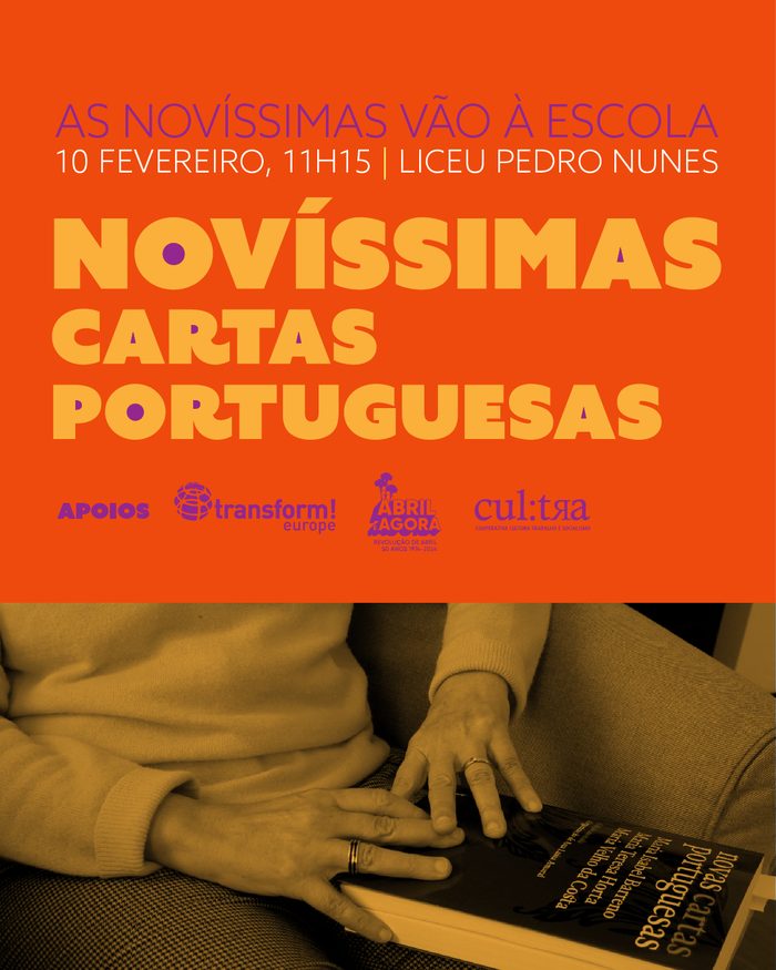 Cartaz da sessão: Liceu Pedro Nunes, 10 fev.