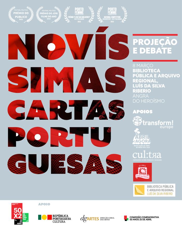 Cartaz da sessão, versão teal